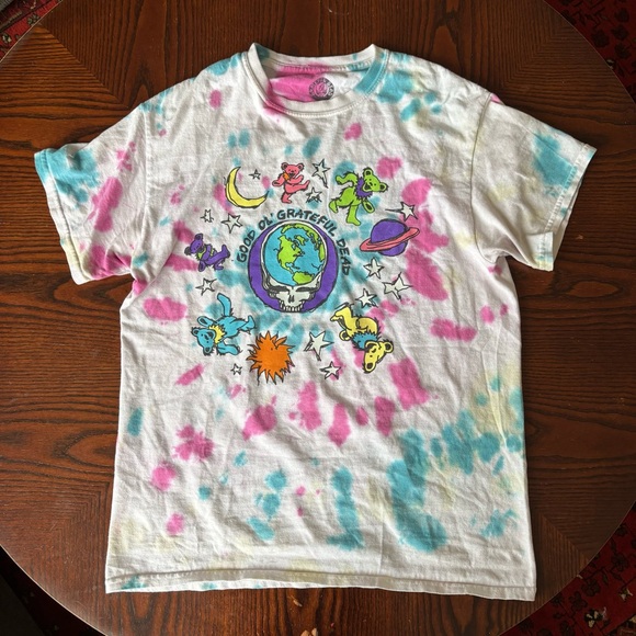 Colorful Tie-Dye Grateful Dead T Shirt size women medium - Picture 2 of 7